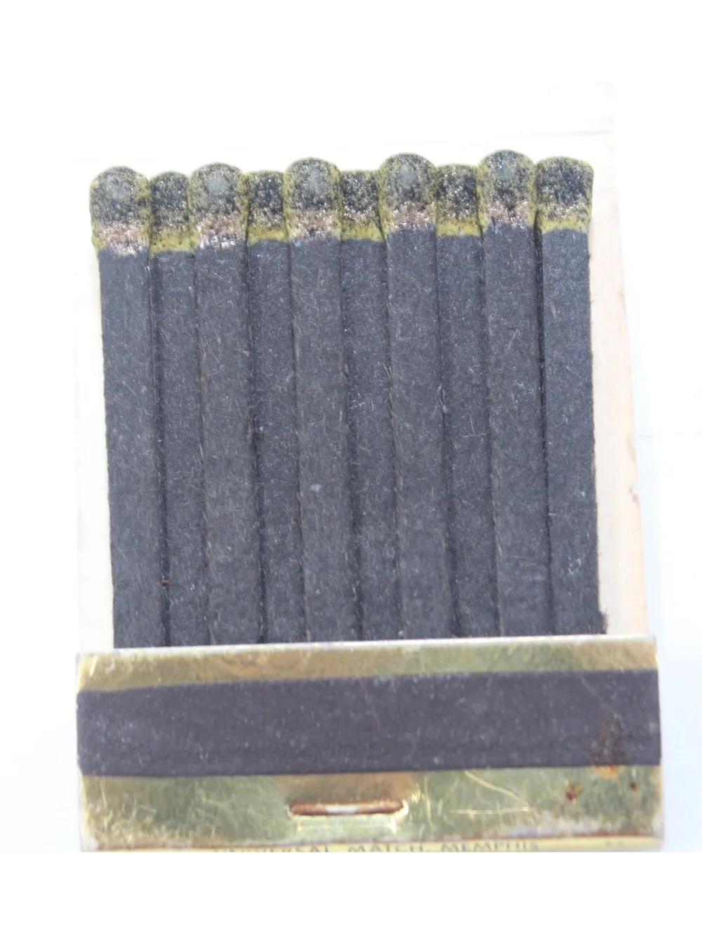 Vintage 60s Gold Matchbook Cafe St. Clair Cloverleaf Shopping Center Memphis, TN